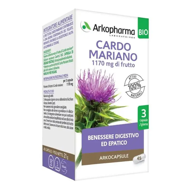 ARKO CAPSULE CARDO MARIANO 45 CAPSULE BIO