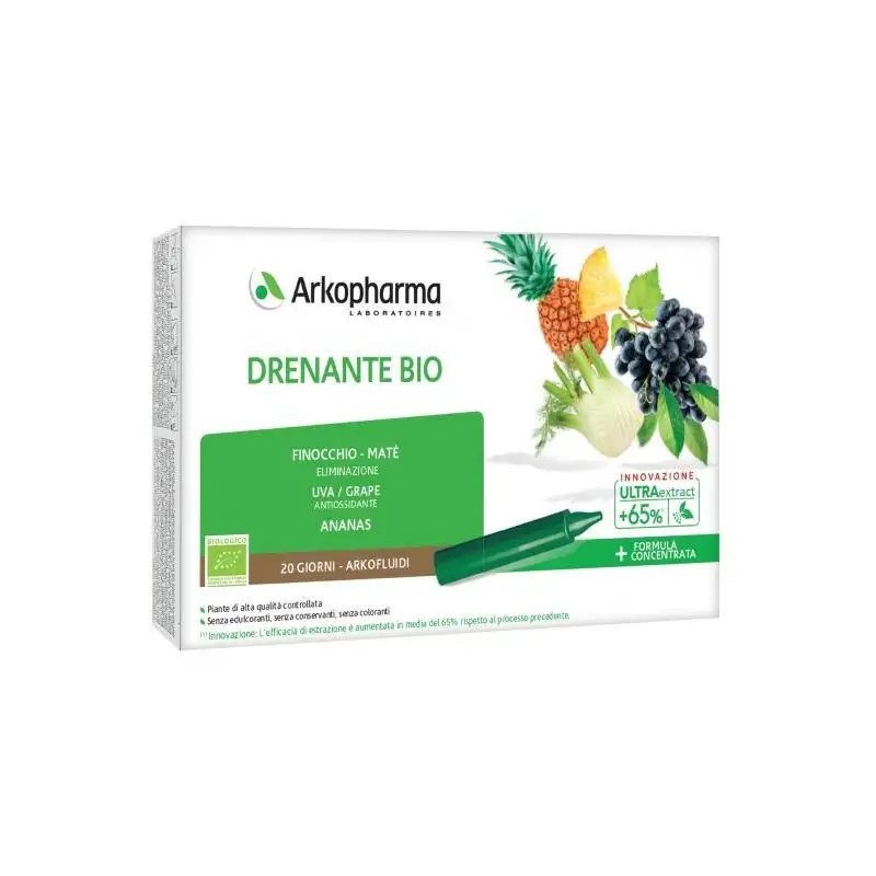 ARKOFLUIDI DRENANTE BIO 20 FIALE