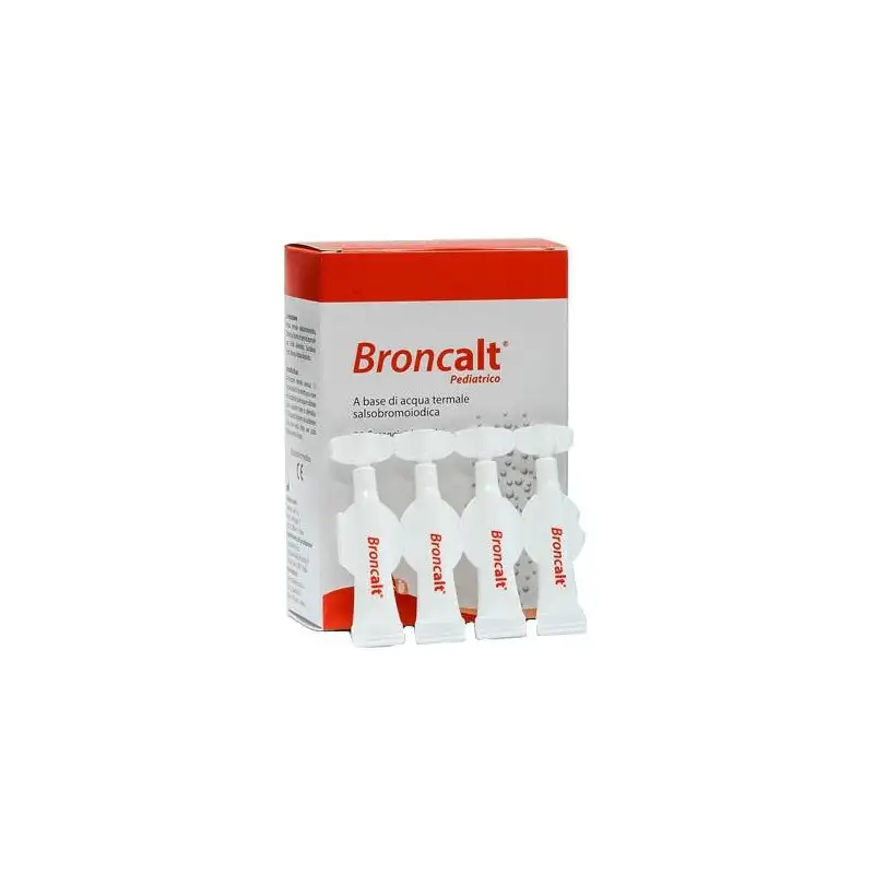 BRONCALT STRIP PEDIATRICO SOLUZIONE IRRIGAZIONE NASALE 20 FLACONCINI DA 2 ML