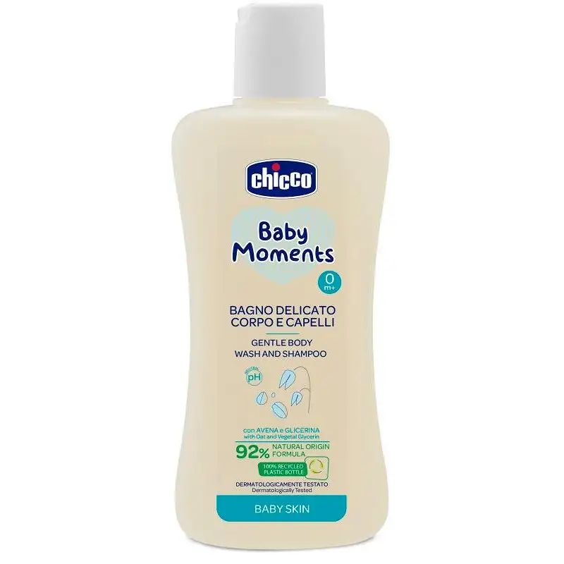 CHICCO BABY MOMENTS BAGNO SHAMPOO DELICATE 200 ML