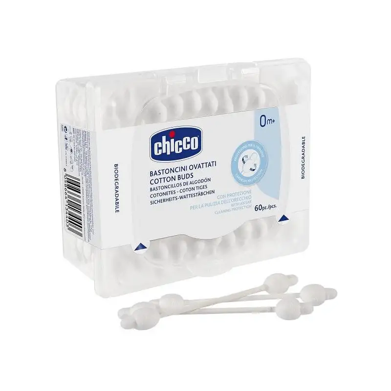 CHICCO BASTONCINI COTONATI 60 PEZZI
