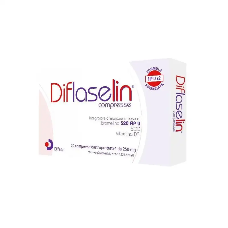 DIFLASELIN 20 COMPRESSE GASTROPROTETTE 250 MG