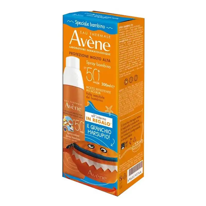 EAU THERMALE AVENE SOLARI KIT SPRAY BAMBINO SPF50+ 200 ML CON GADGET 2022