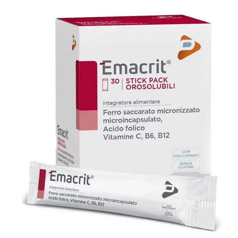 EMACRIT OROSOLUBILE 30 STICK PACK