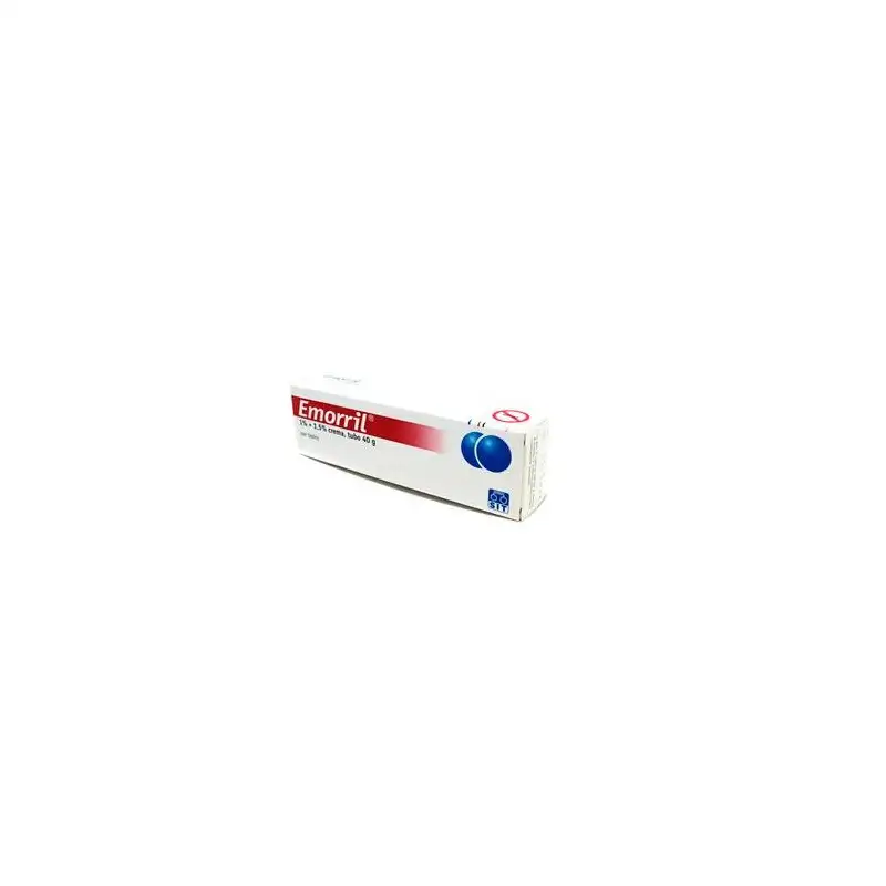 EMORRIL 10 MG/G + 15 MG/G CREMA RETTALE