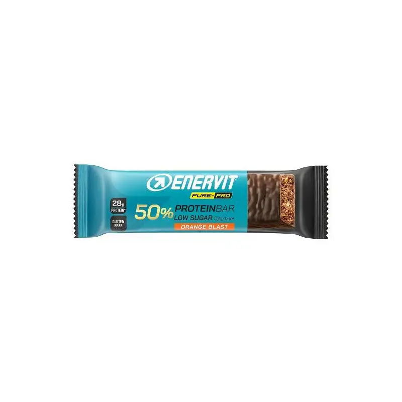 ENERVIT PURE PRO BAR 50% ORANGE BLAST 55 G