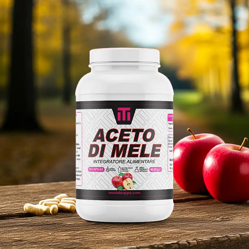 Aceto di Sidro di Mele Puro al 100% - 90 capsule