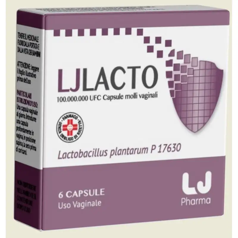 LJLACTO 100.000.000 UFC CAPSULE MOLLI VAGINALI