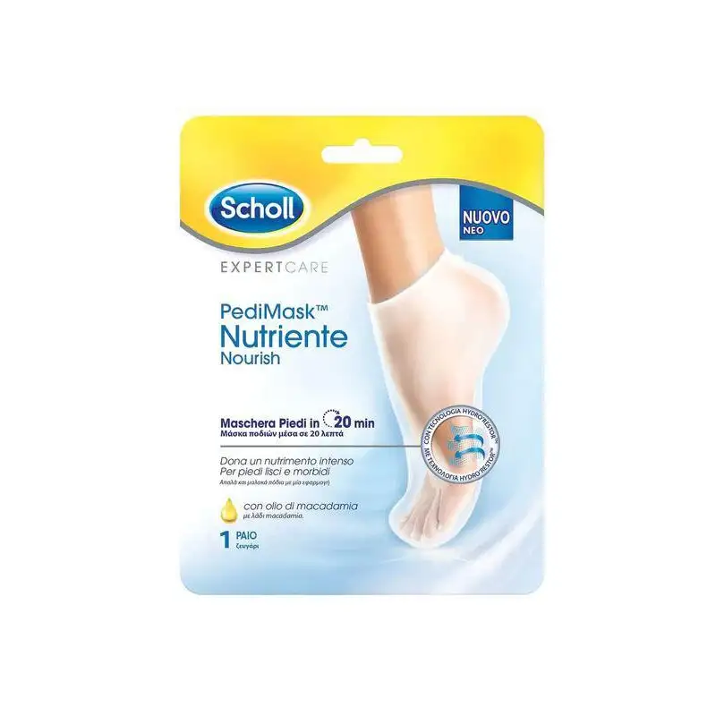 SCHOLL EXPERTCARE PEDIMASK NUTRIENTE OLIO DI MACADAMIA