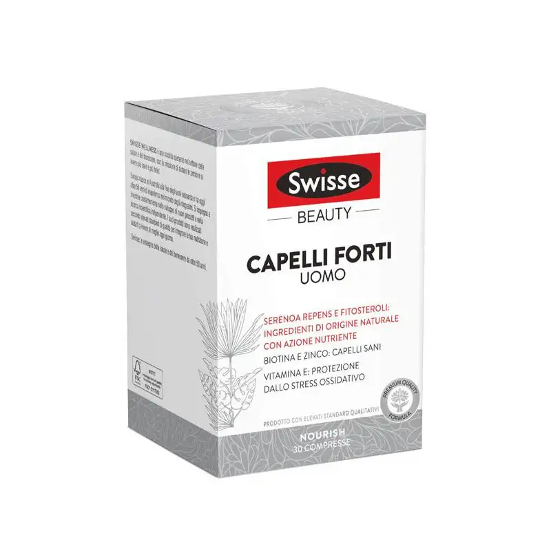 SWISSE CAPELLI FORTI UOMO 30 COMPRESSE