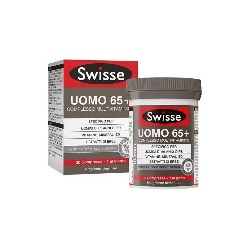 SWISSE UOMO 65+ COMPLESSO MULTIVITAMINICO 30 COMPRESSE