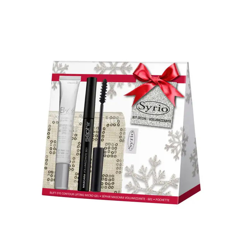 VOLUMIZZANTE OCCHI KIT CONTENENTE 1 BLIFT EYE CONTOUR LIFTING MICRO GEL 15 ML + 1 SEPHIR MASCARA VOLUMIZZANTE 601 9 ML + 1 POCHE